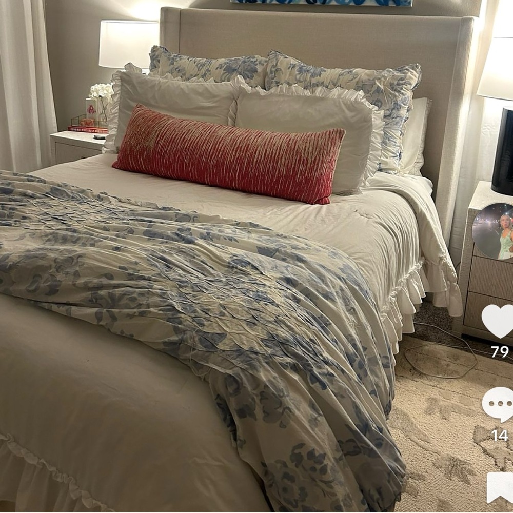 Love shack fancy queen bedding